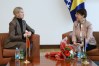 Member of House of Representatives Rejhana Dervišević talked with Chargé d'Affaires of the Embassy of Montenegro in BiH